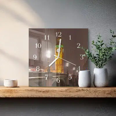 Wanduhr mit motiv quadratisch Big Ben