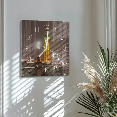 Wanduhr mit motiv quadratisch Big Ben