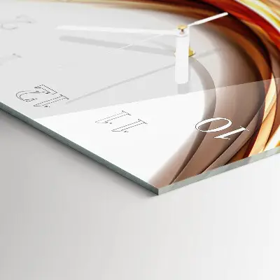 Quadratische wanduhr modern Abstrakte Linien