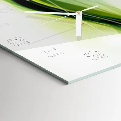 Quadratische wanduhr Abstrakte Linien