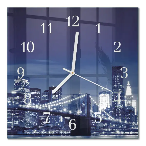 Quadratische wanduhr Horizont