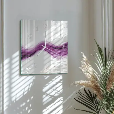 Wanduhr mit motiv quadratisch Abstrakte Linien