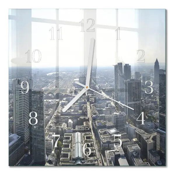 Quadratische wanduhr Horizont