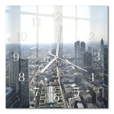 Quadratische wanduhr Horizont