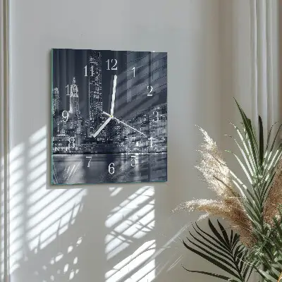 Quadratische wanduhr Horizont