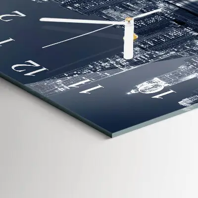 Quadratische wanduhr Horizont