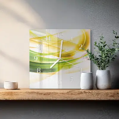 Glasuhr quadratisch Abstraktion