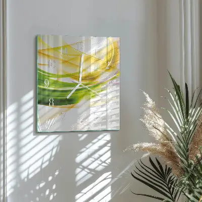 Glasuhr quadratisch Abstraktion