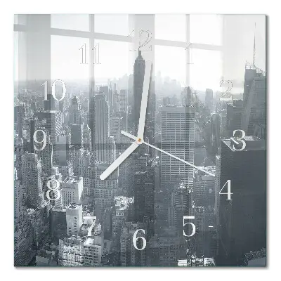 Quadratische wanduhr Horizont