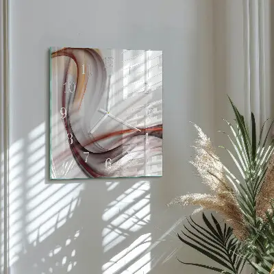 Glasuhr quadratisch Abstraktion