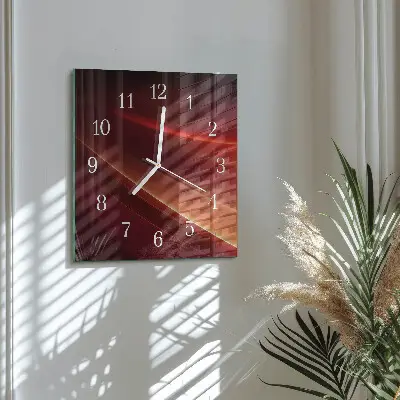 Moderne wanduhr quadratisch Abstraktion