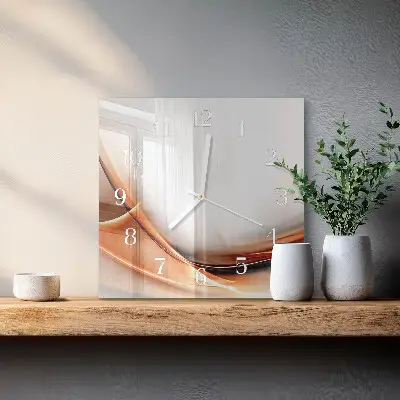Quadratische wanduhr modern Abstraktion