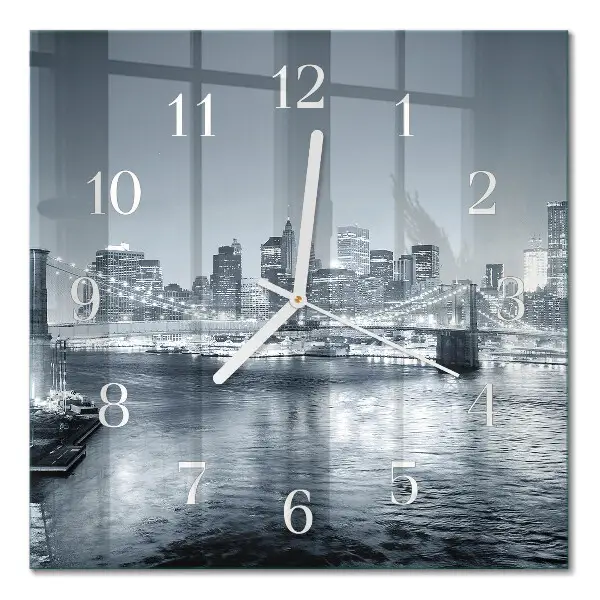 Wanduhr mit motiv quadratisch Nachthorizont