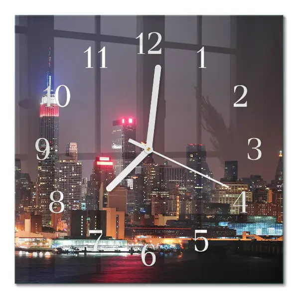 Quadratische wanduhr Horizont