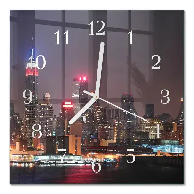 Quadratische wanduhr Horizont