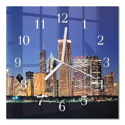 Quadratische wanduhr modern Horizont