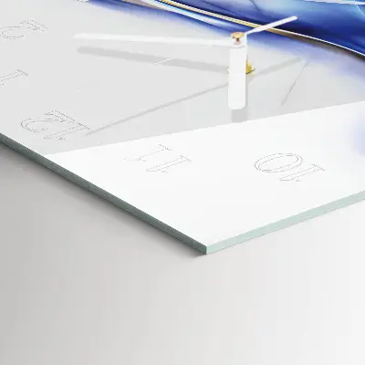 Quadratische wanduhr modern Abstrakte Linien