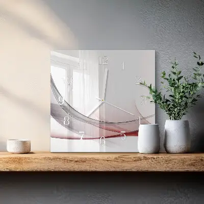 Glasuhr quadratisch Abstraktion