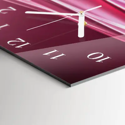 Moderne wanduhr quadratisch Abstrakte Linien
