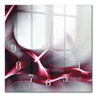 Glasuhr quadratisch Abstraktion