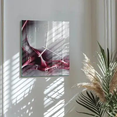 Glasuhr quadratisch Abstraktion