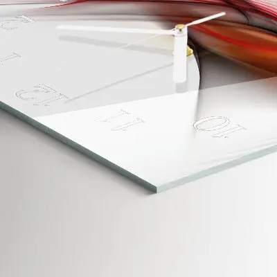 Quadratische wanduhr modern Abstrakte Linien