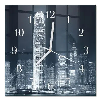 Wanduhr mit motiv quadratisch Horizont