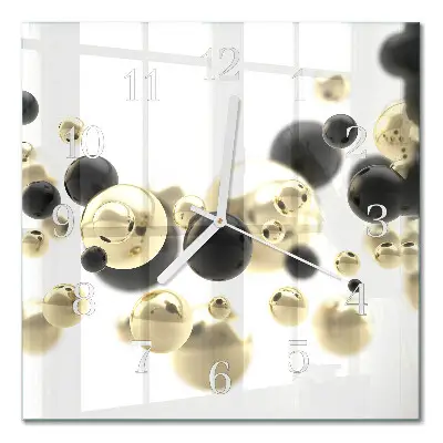 Quadratische wanduhr modern Abstraktion