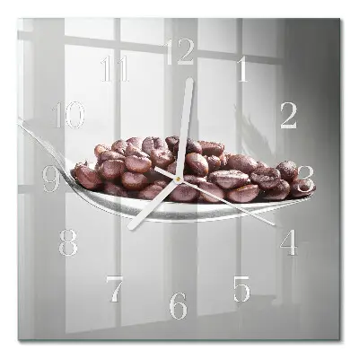 Moderne wanduhr quadratisch Ein Löffel Kaffee
