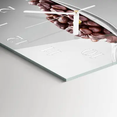 Moderne wanduhr quadratisch Ein Löffel Kaffee