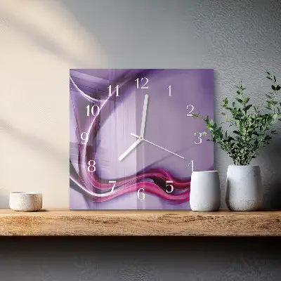Quadratische wanduhr modern Abstraktion