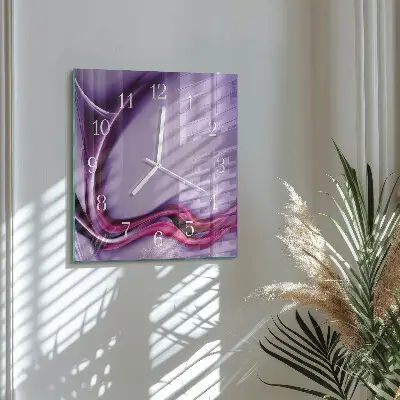 Quadratische wanduhr modern Abstraktion