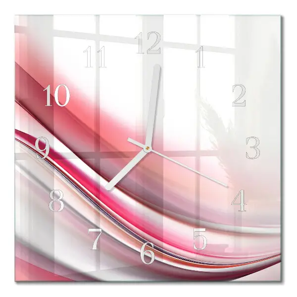 Wanduhr mit motiv quadratisch Abstraktion