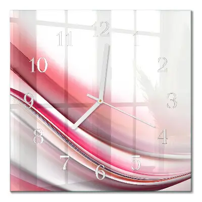 Wanduhr mit motiv quadratisch Abstraktion