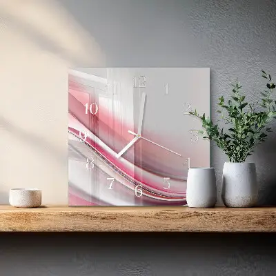 Wanduhr mit motiv quadratisch Abstraktion
