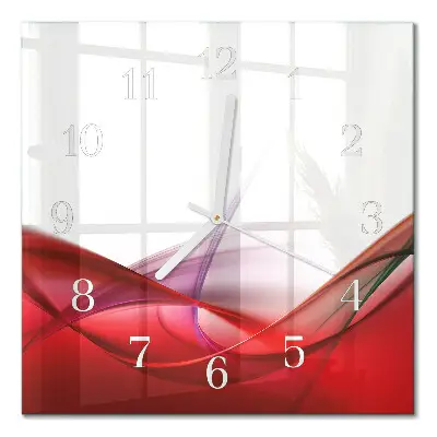 Wanduhr mit motiv quadratisch Abstraktion