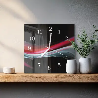 Quadratische wanduhr modern Abstraktion