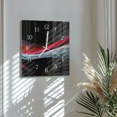 Quadratische wanduhr modern Abstraktion