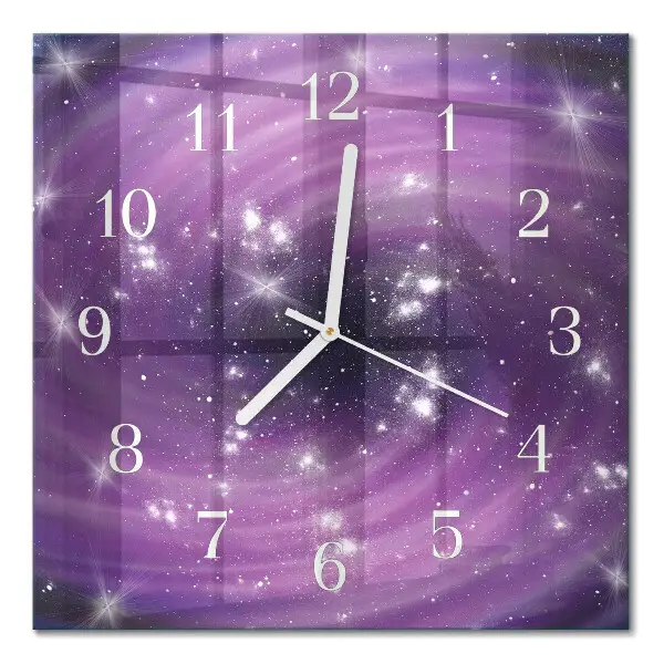 Wanduhr mit motiv quadratisch Abstraktion