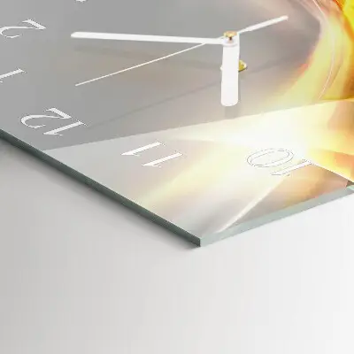 Wanduhr mit motiv quadratisch Abstraktion