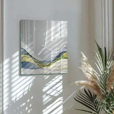 Glasuhr quadratisch Abstraktion