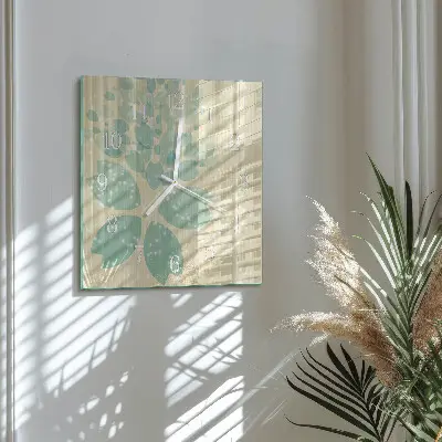 Glasuhr quadratisch Abstraktion