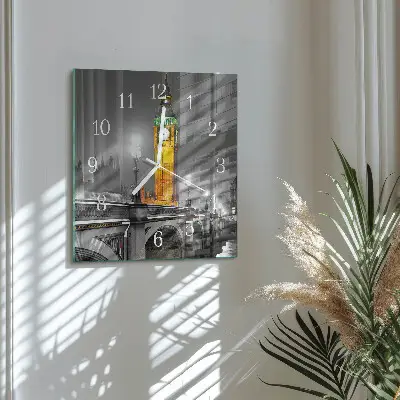 Quadratische wanduhr modern Big Ben