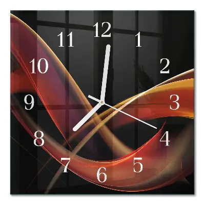 Quadratische wanduhr Abstraktion