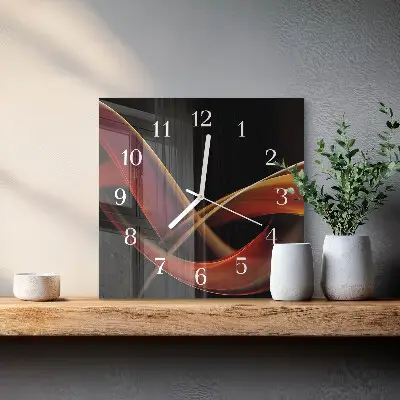 Quadratische wanduhr Abstraktion