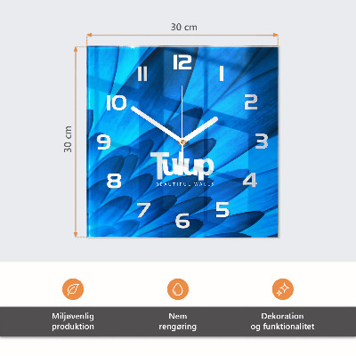 Wanduhr mit motiv quadratisch Kaffeemaschine