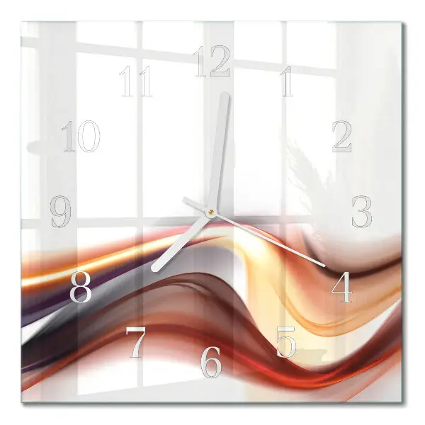 Quadratische wanduhr Abstraktion