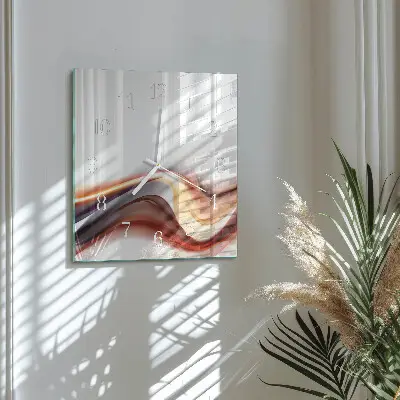 Quadratische wanduhr Abstraktion