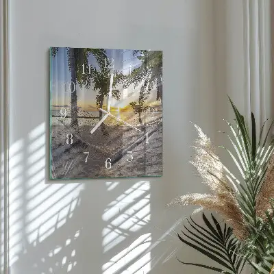 Glasuhr quadratisch Hängematte