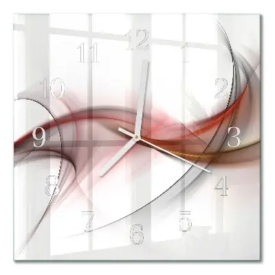 Moderne wanduhr quadratisch Abstraktion